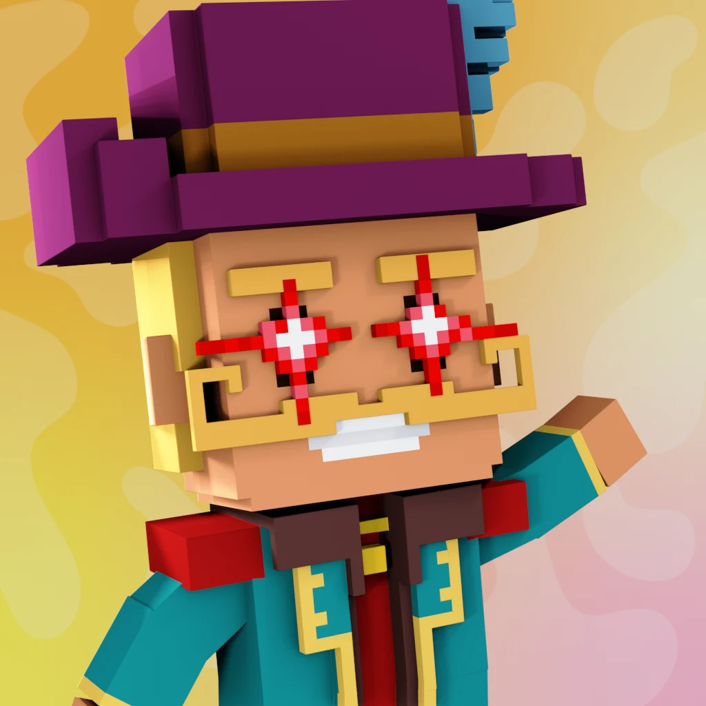 Pirate #5513 voxel render