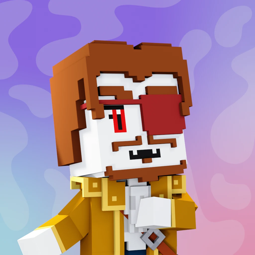 Pirate #5516 voxel render