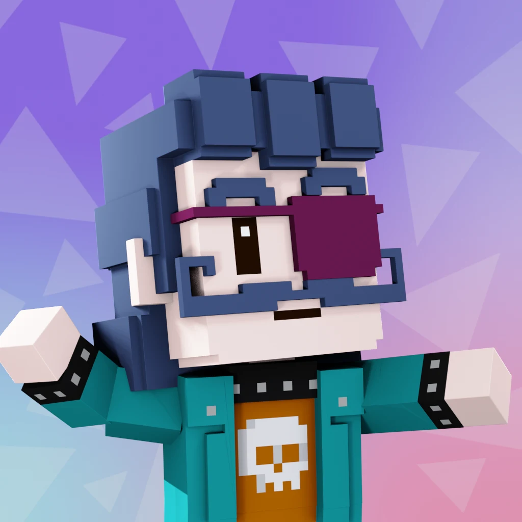 Pirate #5518 voxel render