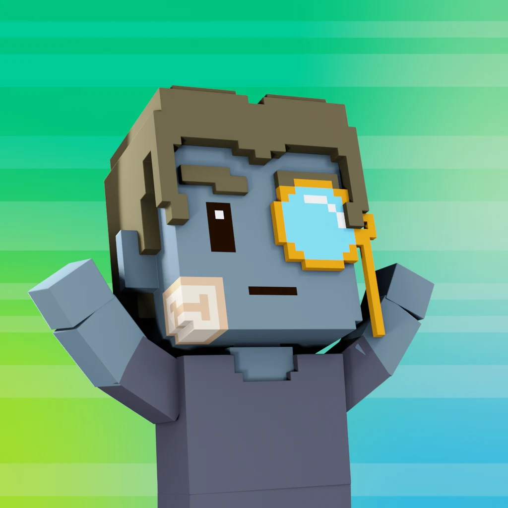 Pirate #5519 voxel render