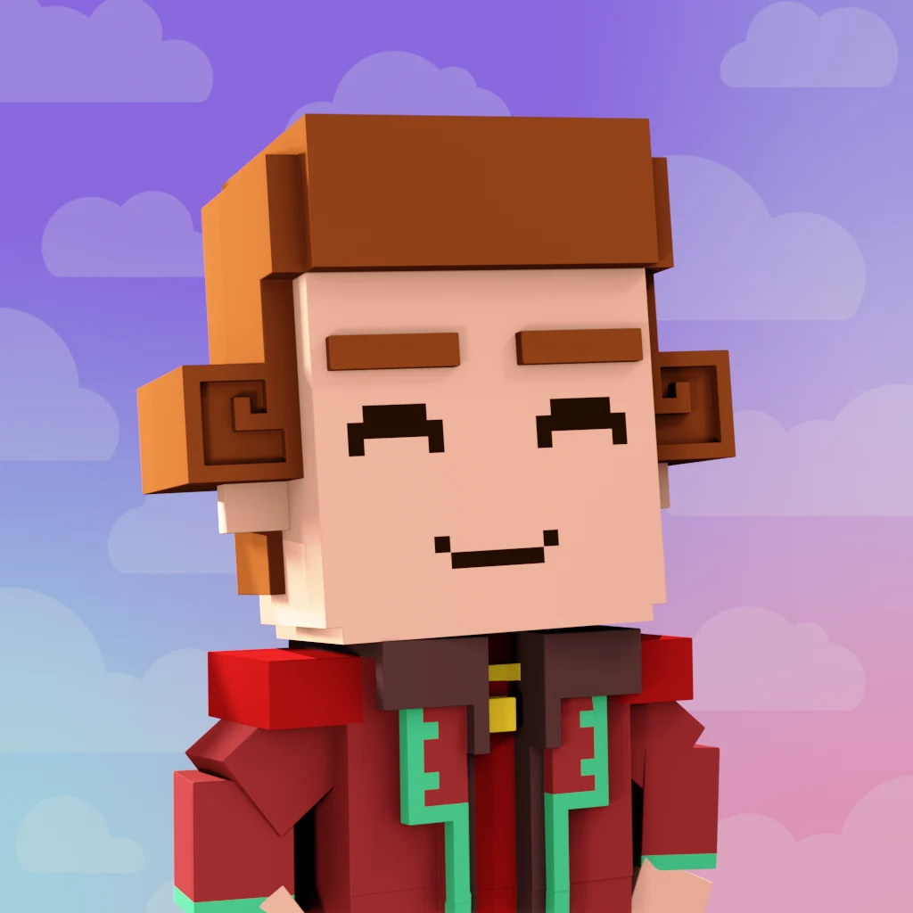 Pirate #5521 voxel render