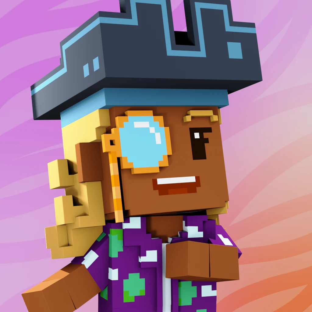 Pirate #5524 voxel render