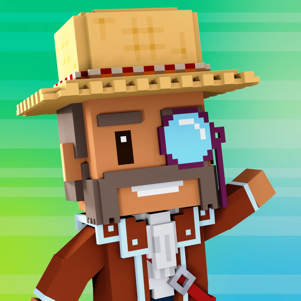 Pirate #5526 voxel render