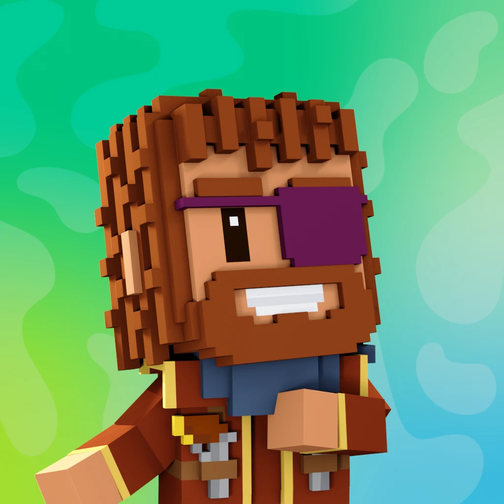 Pirate #5527 voxel render