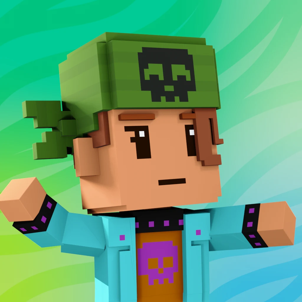 Pirate #5528 voxel render