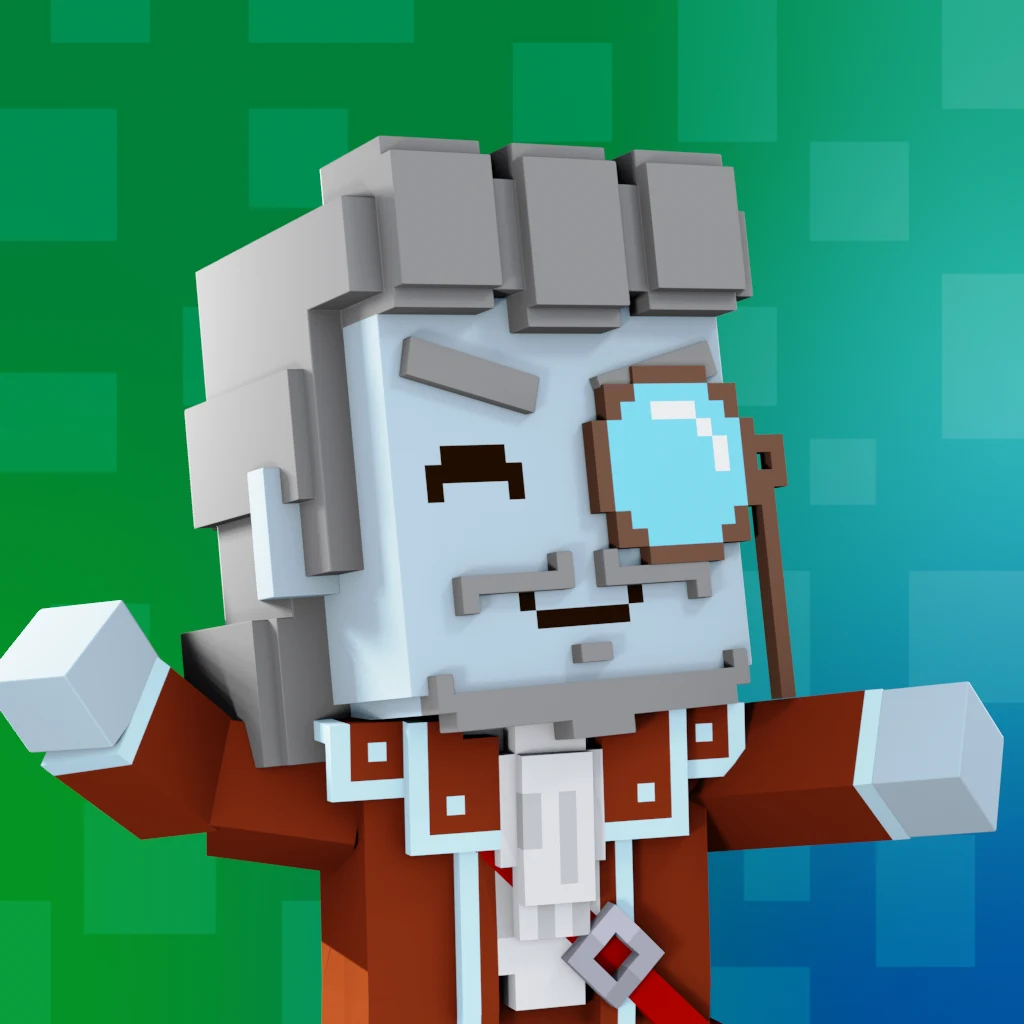 Pirate #5529 voxel render