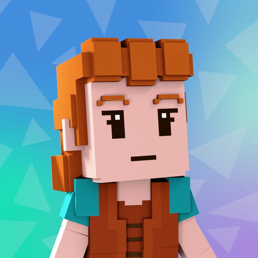 Pirate #553 voxel render