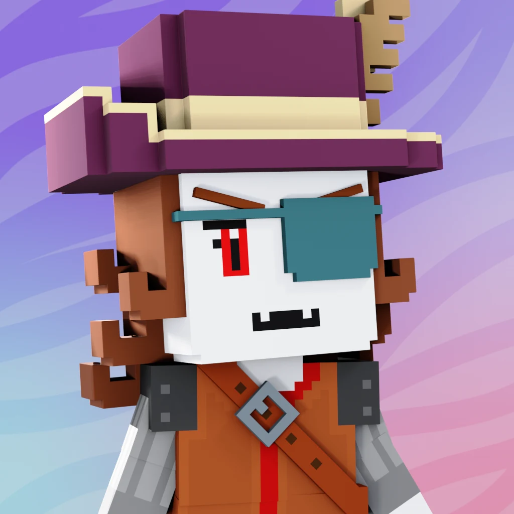 Pirate #5531 voxel render
