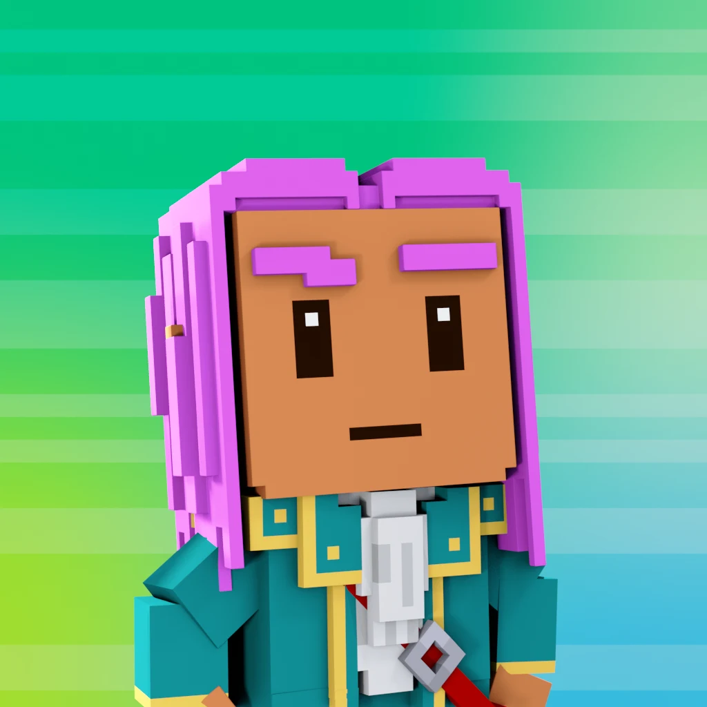 Pirate #5532 voxel render