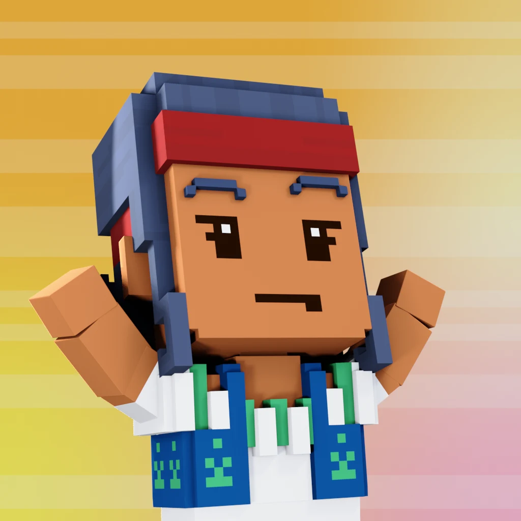 Pirate #5533 voxel render