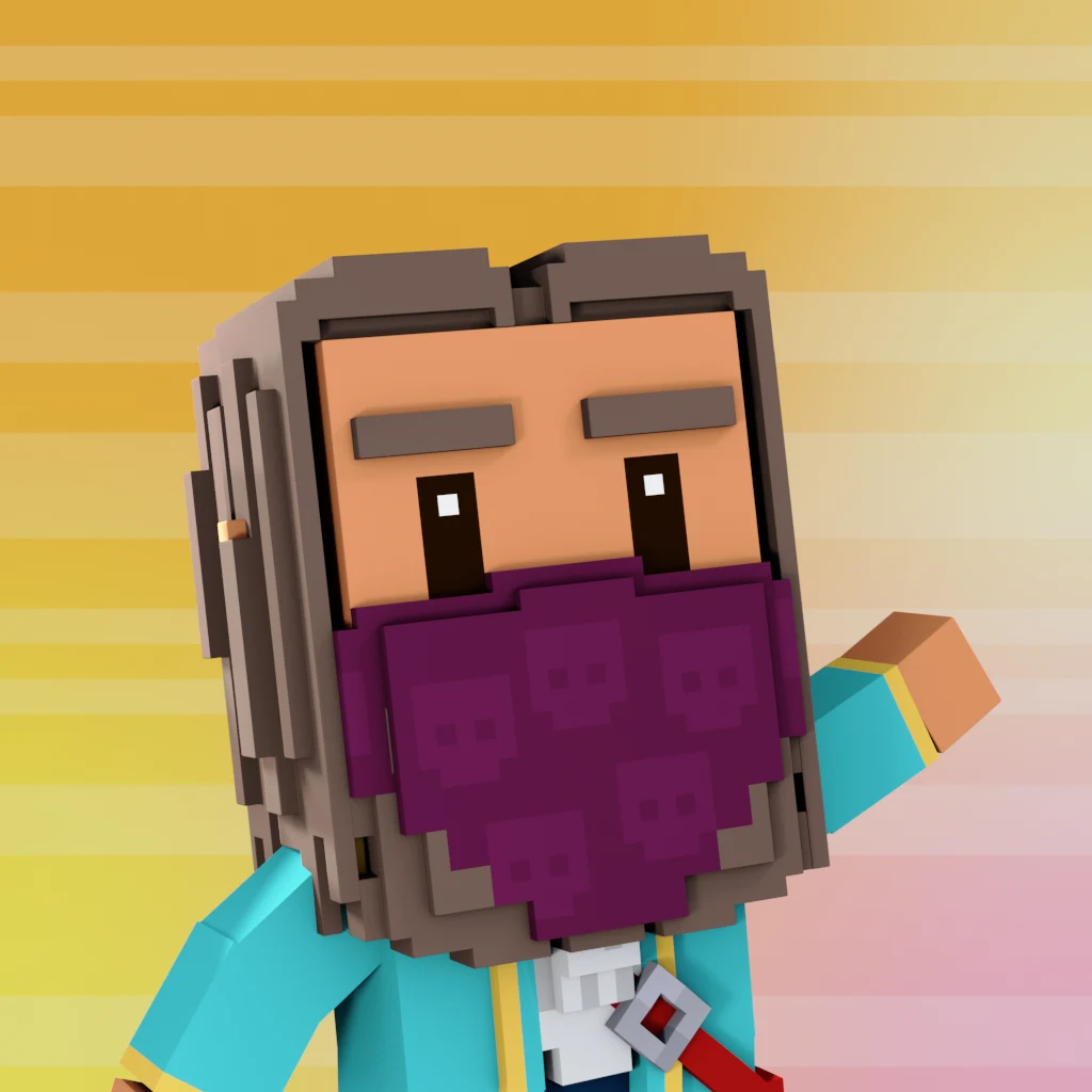 Pirate #5534 voxel render