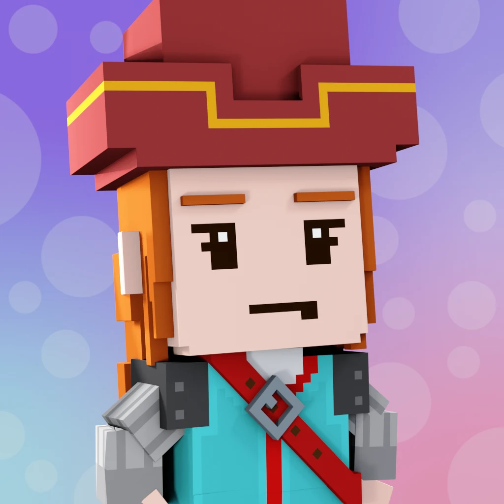 Pirate #5535 voxel render