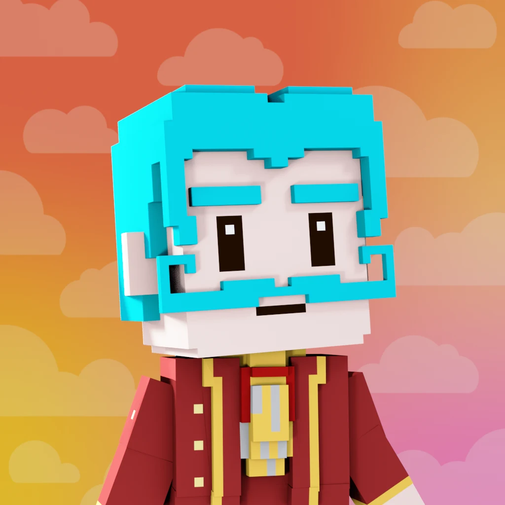 Pirate #5538 voxel render