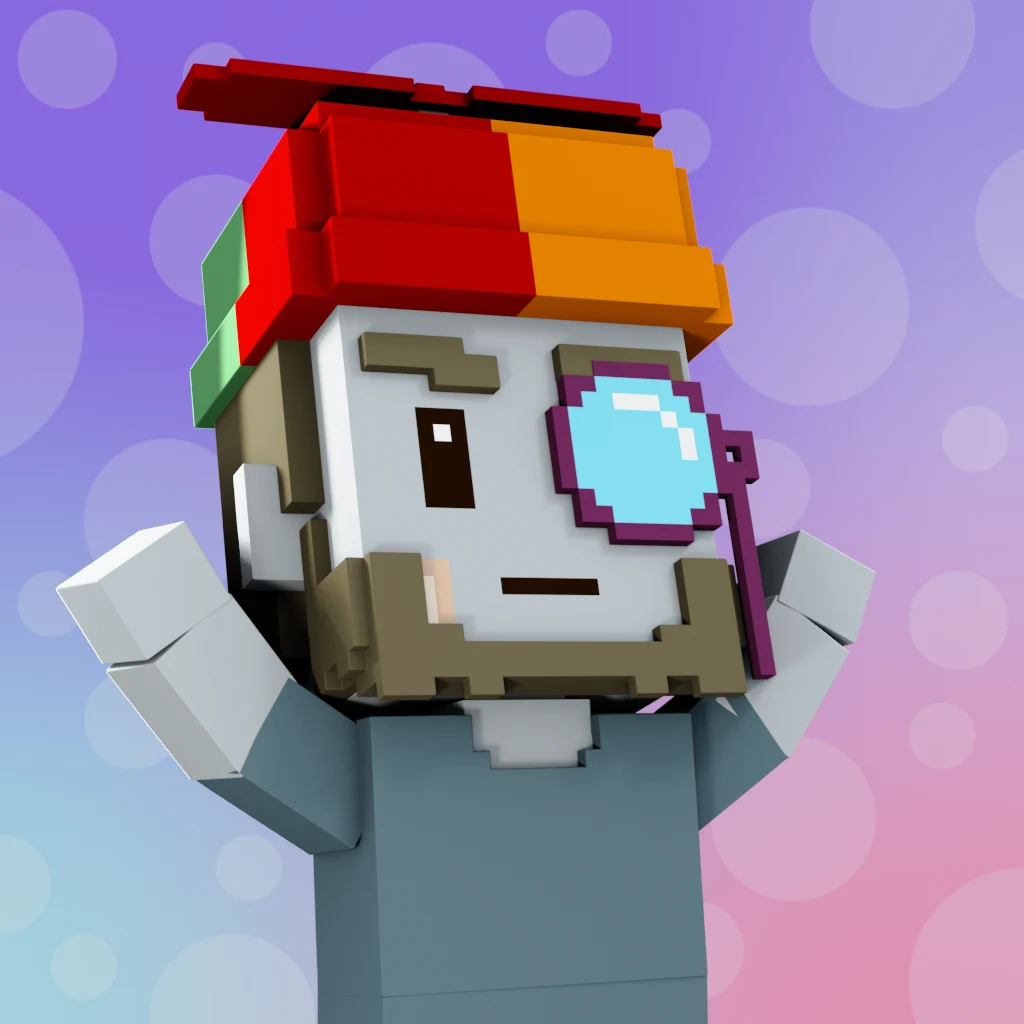 Pirate #5544 voxel render