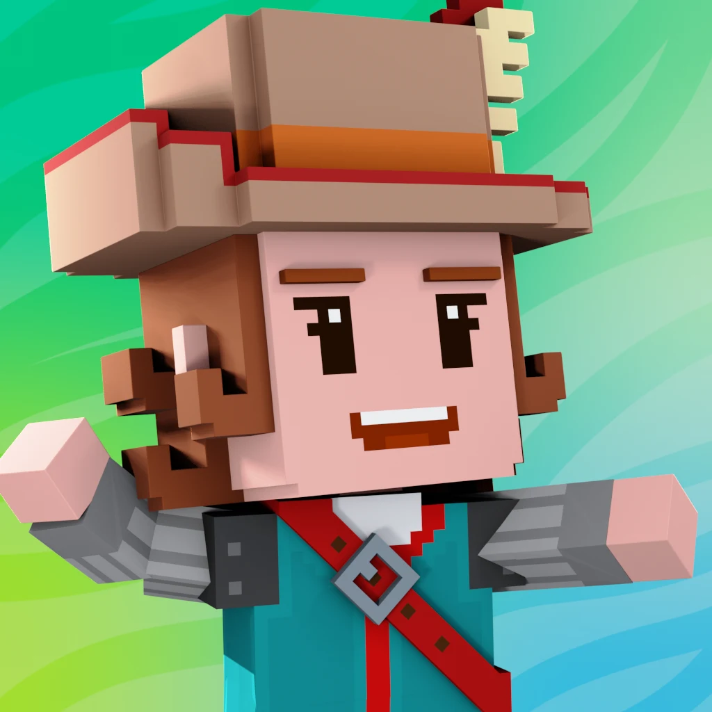Pirate #5547 voxel render