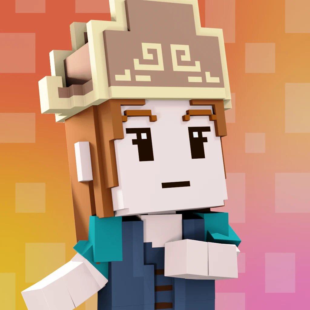 Pirate #5548 voxel render