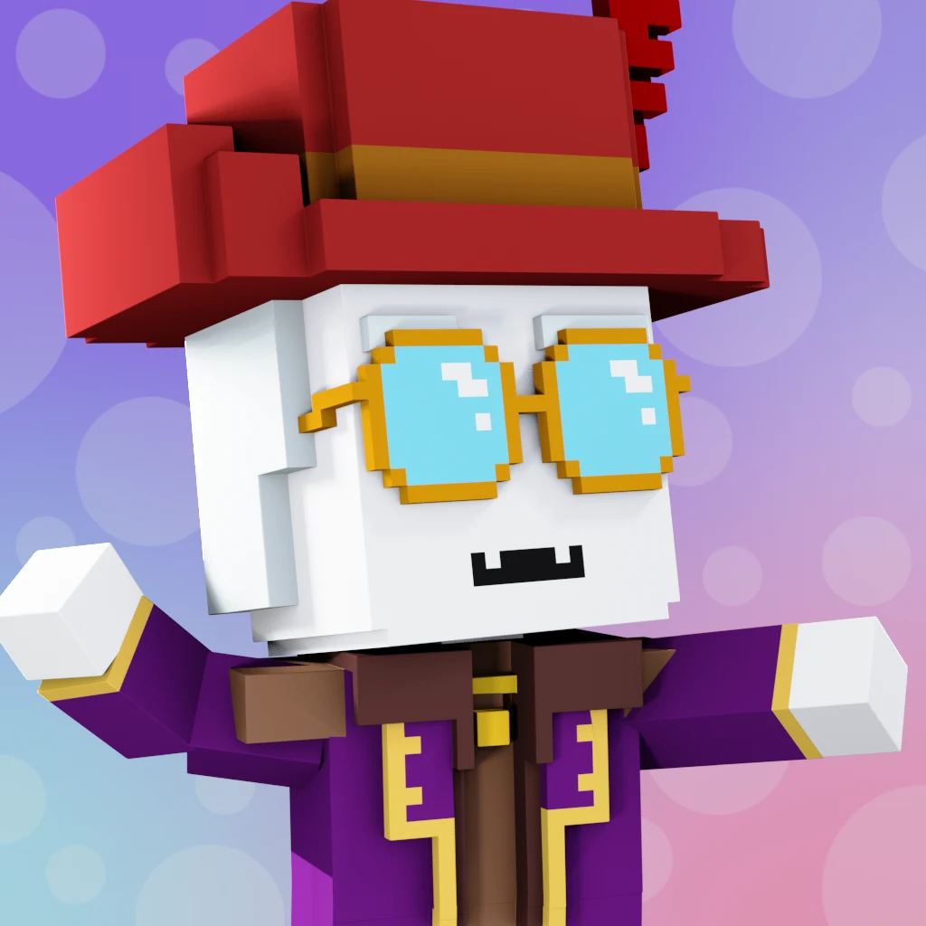 Pirate #555 voxel render