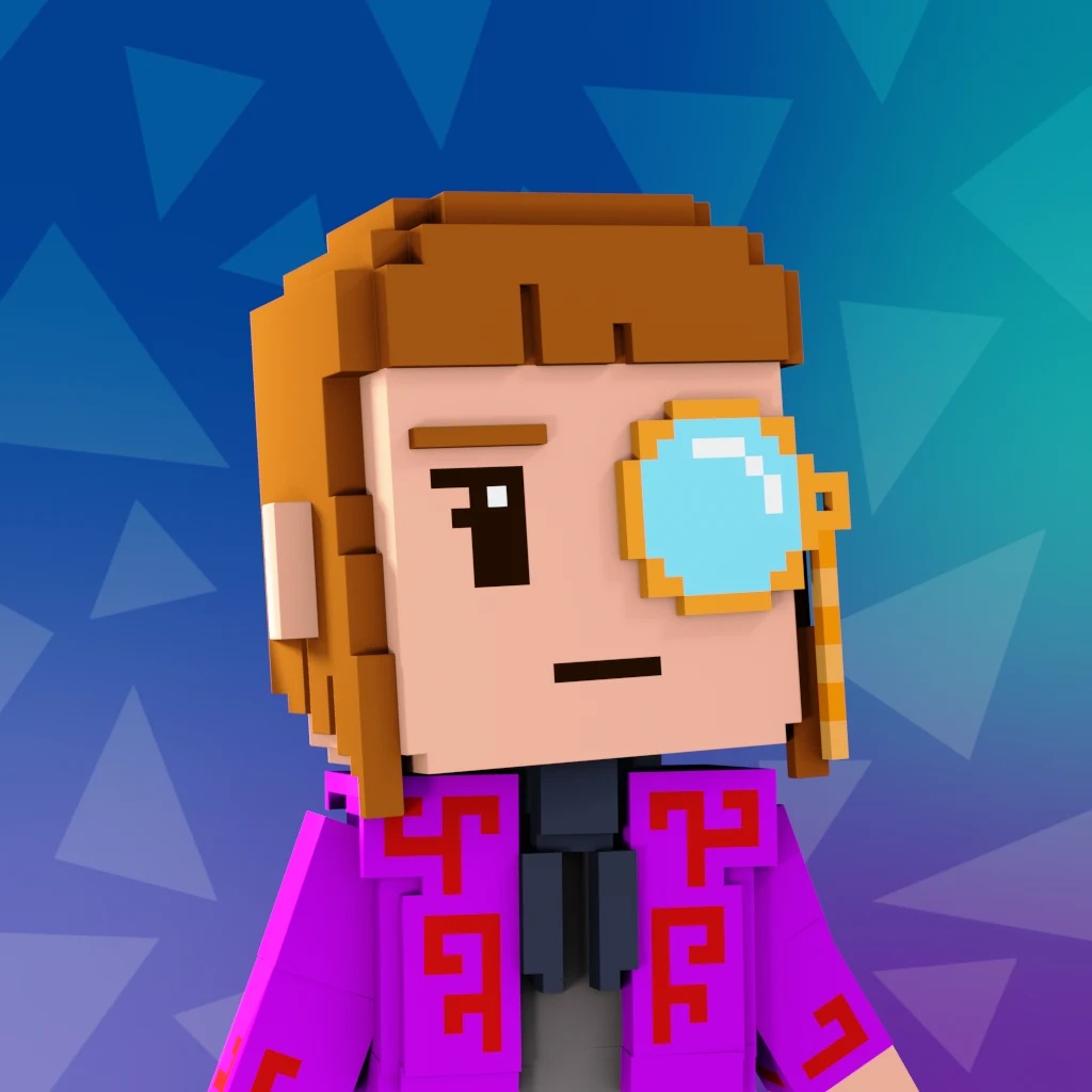 Pirate #5550 voxel render