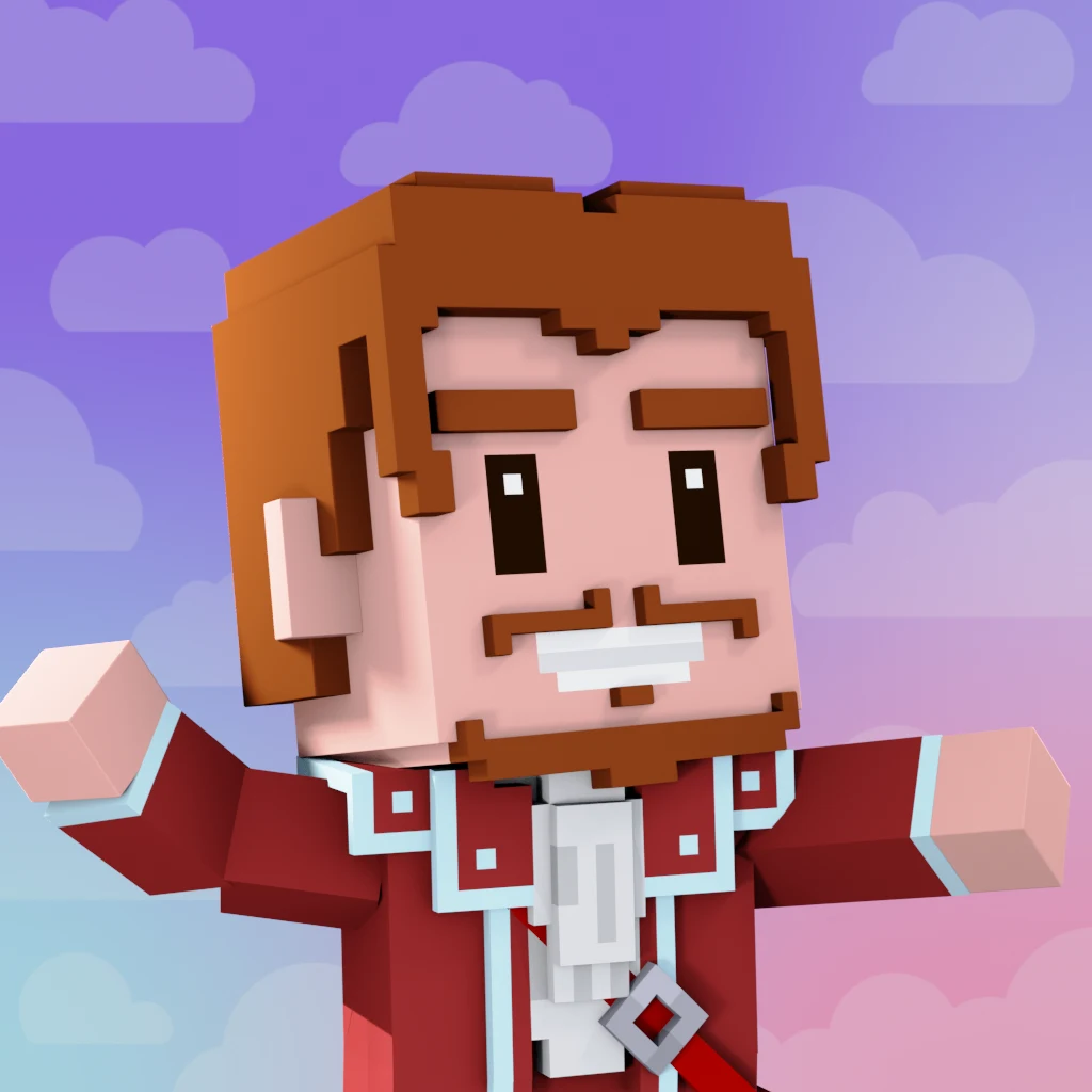 Pirate #5552 voxel render