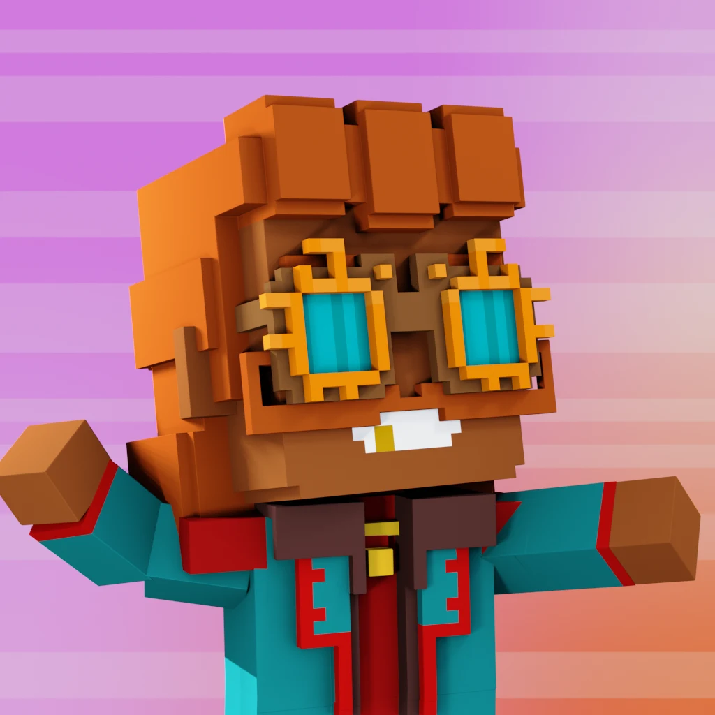Pirate #5555 voxel render