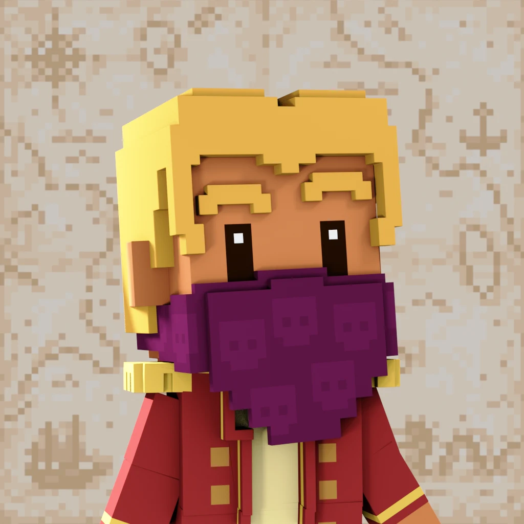 Pirate #5559 voxel render