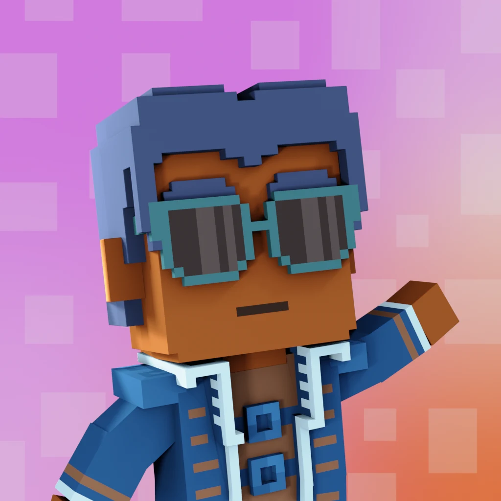 Pirate #556 voxel render