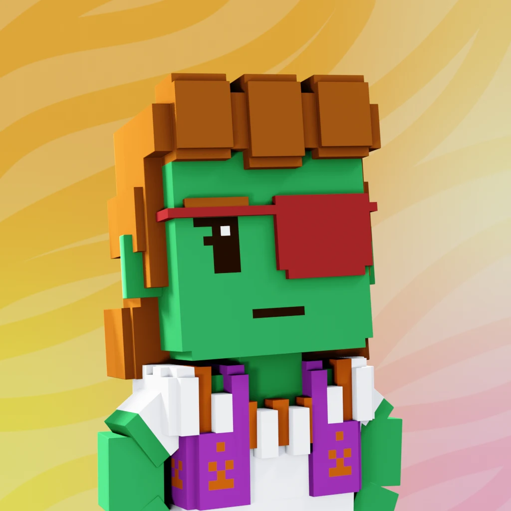 Pirate #5560 voxel render