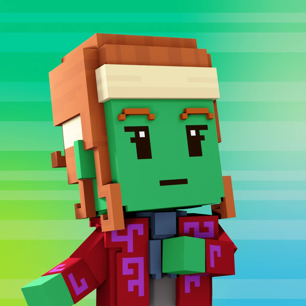 Pirate #5561 voxel render