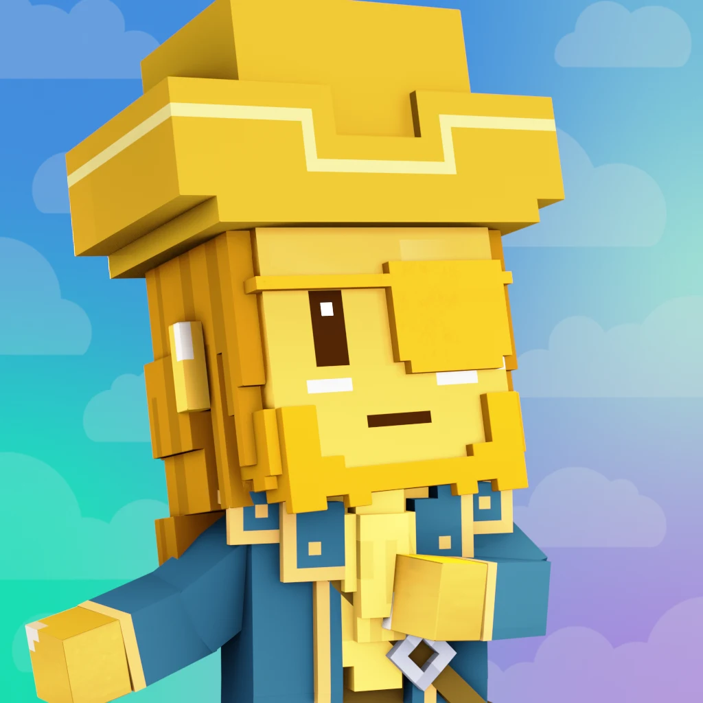 Pirate #5563 voxel render