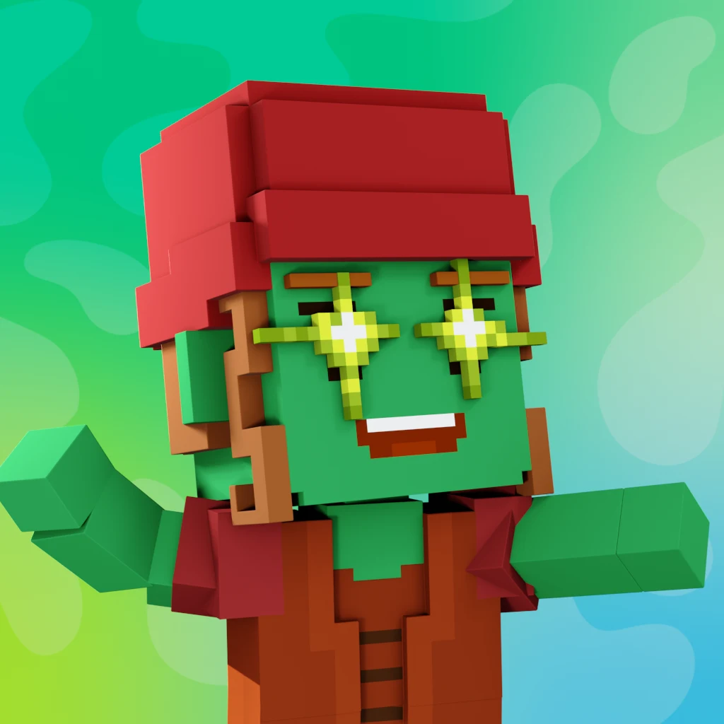 Pirate #5568 voxel render