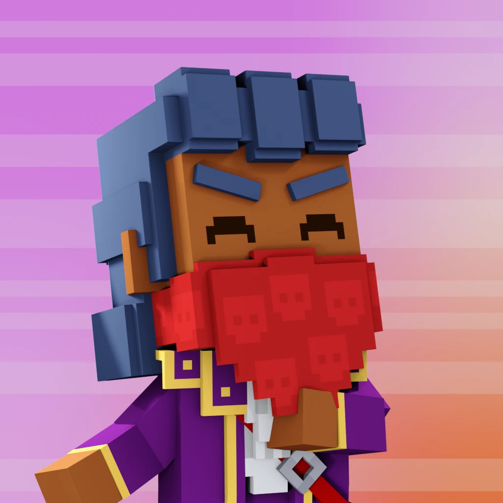 Pirate #5569 voxel render