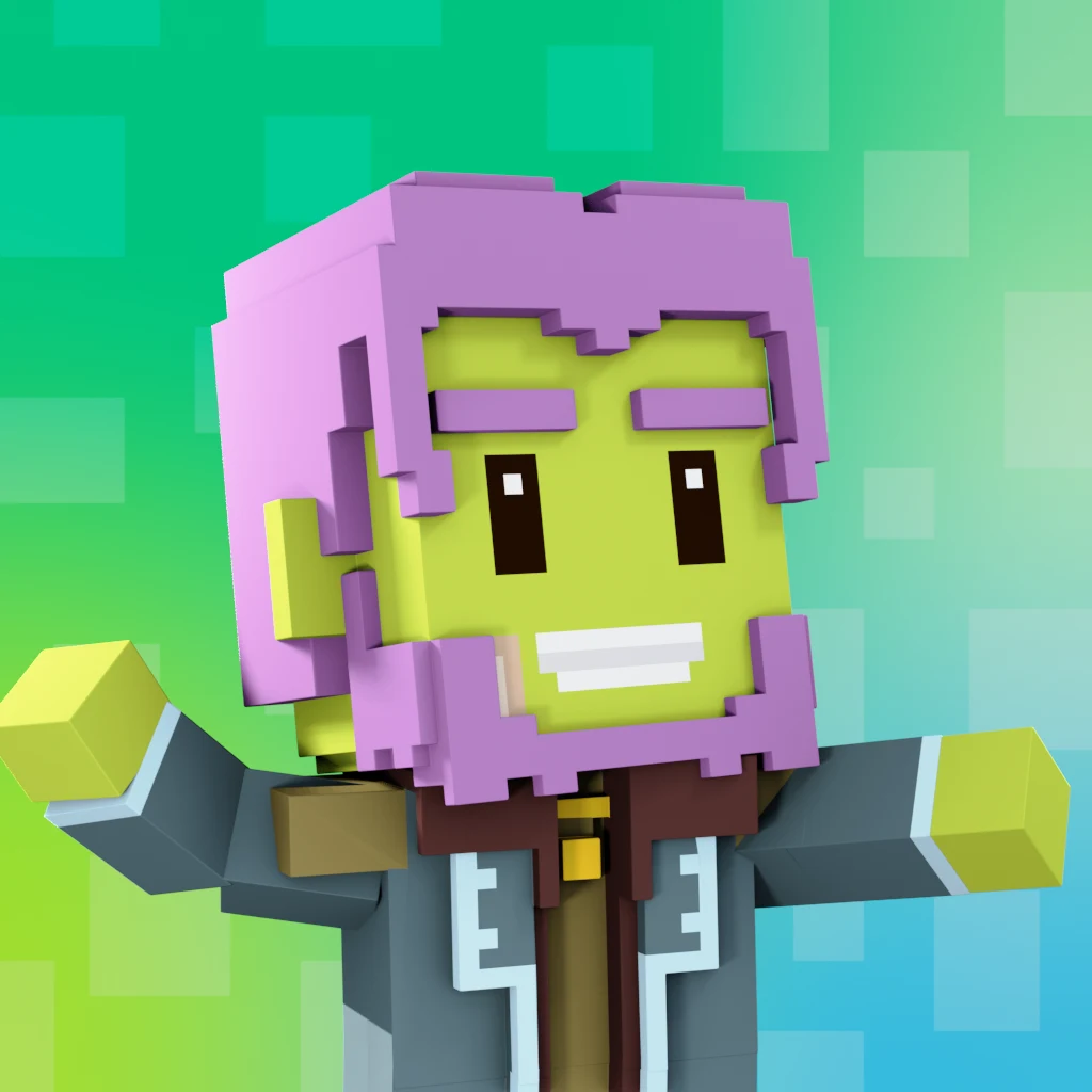 Pirate #557 voxel render