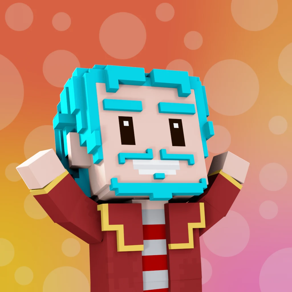 Pirate #5570 voxel render