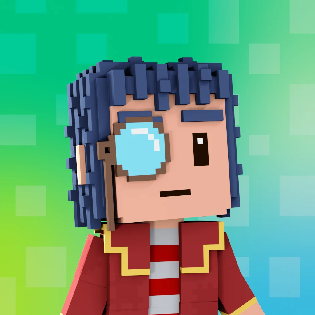 Pirate #5574 voxel render