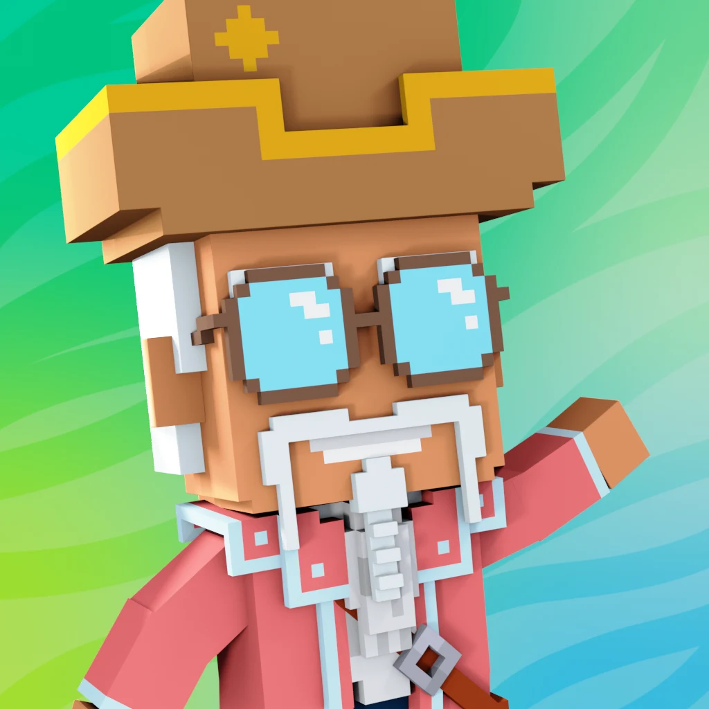 Pirate #5575 voxel render