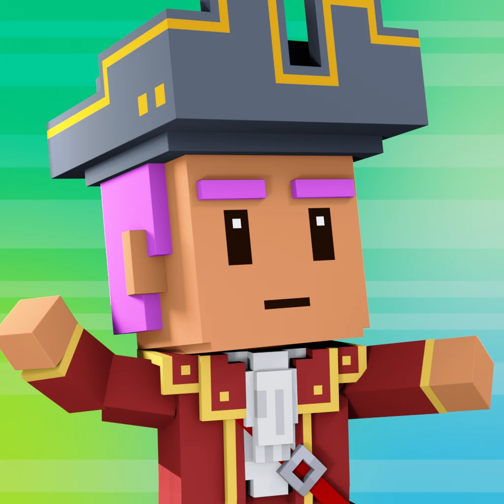 Pirate #5576 voxel render