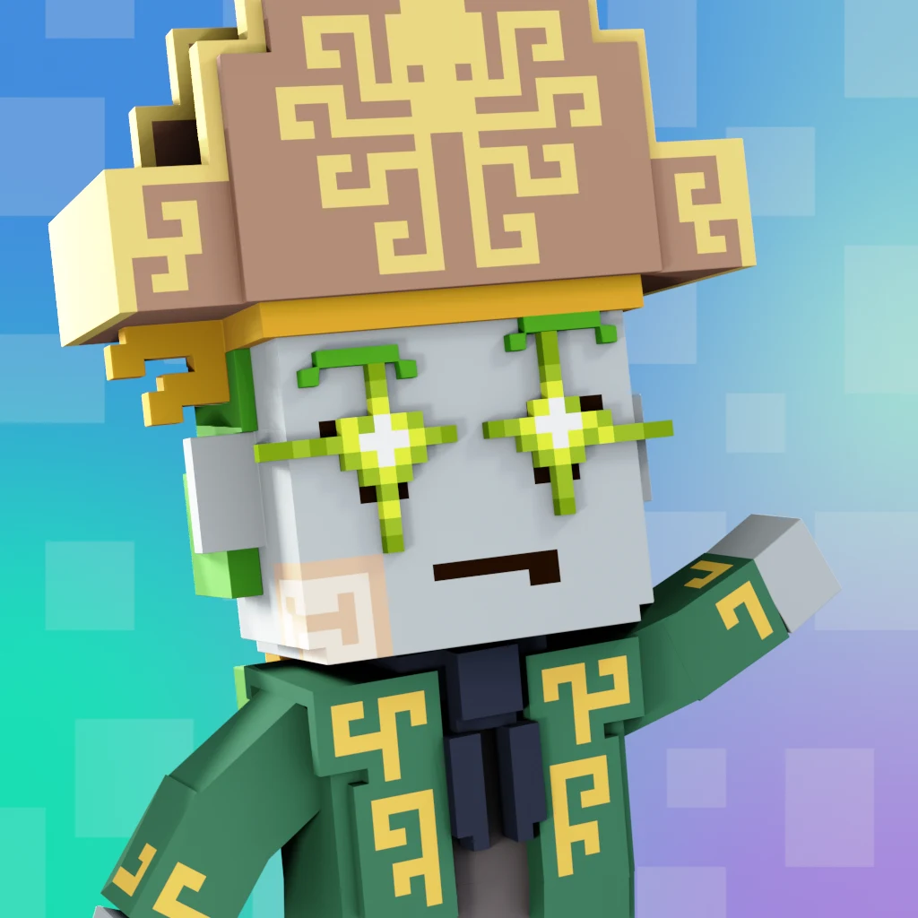 Pirate #5578 voxel render