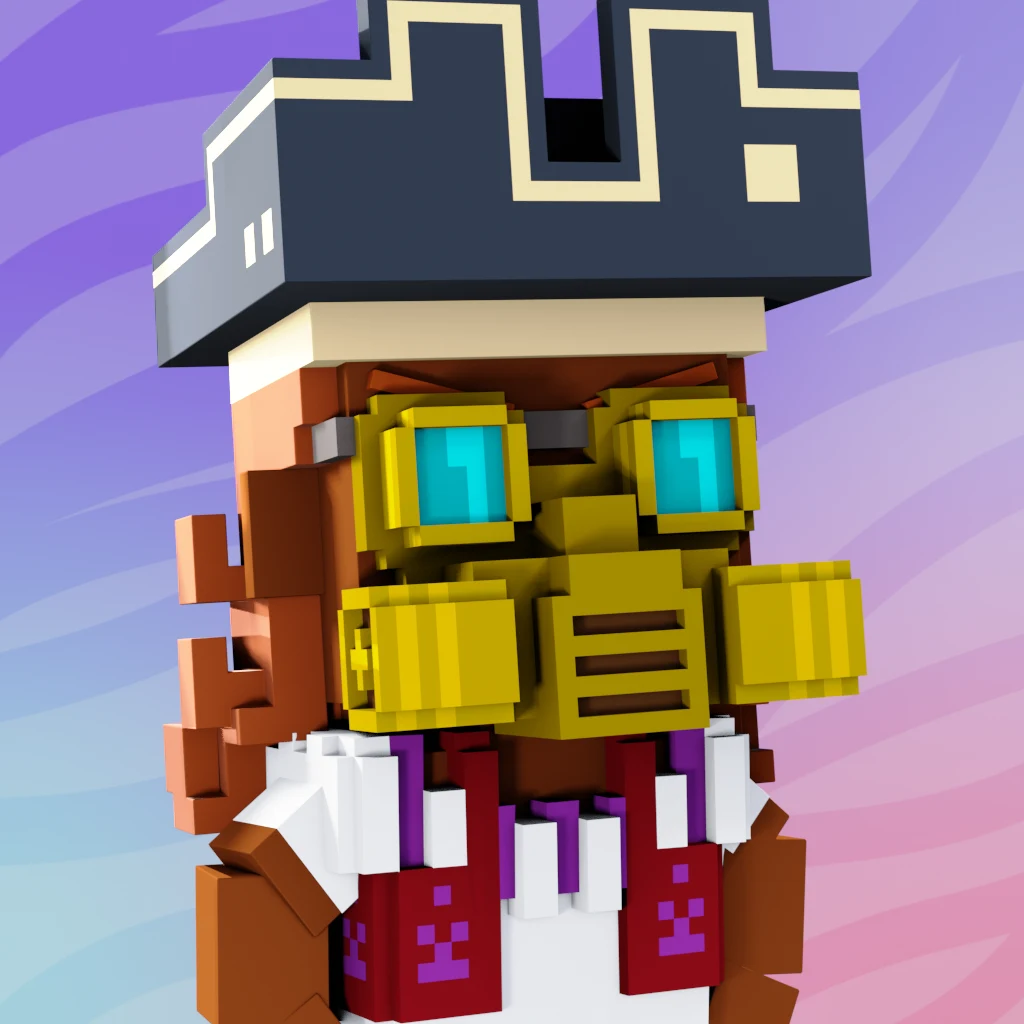 Pirate #5579 voxel render