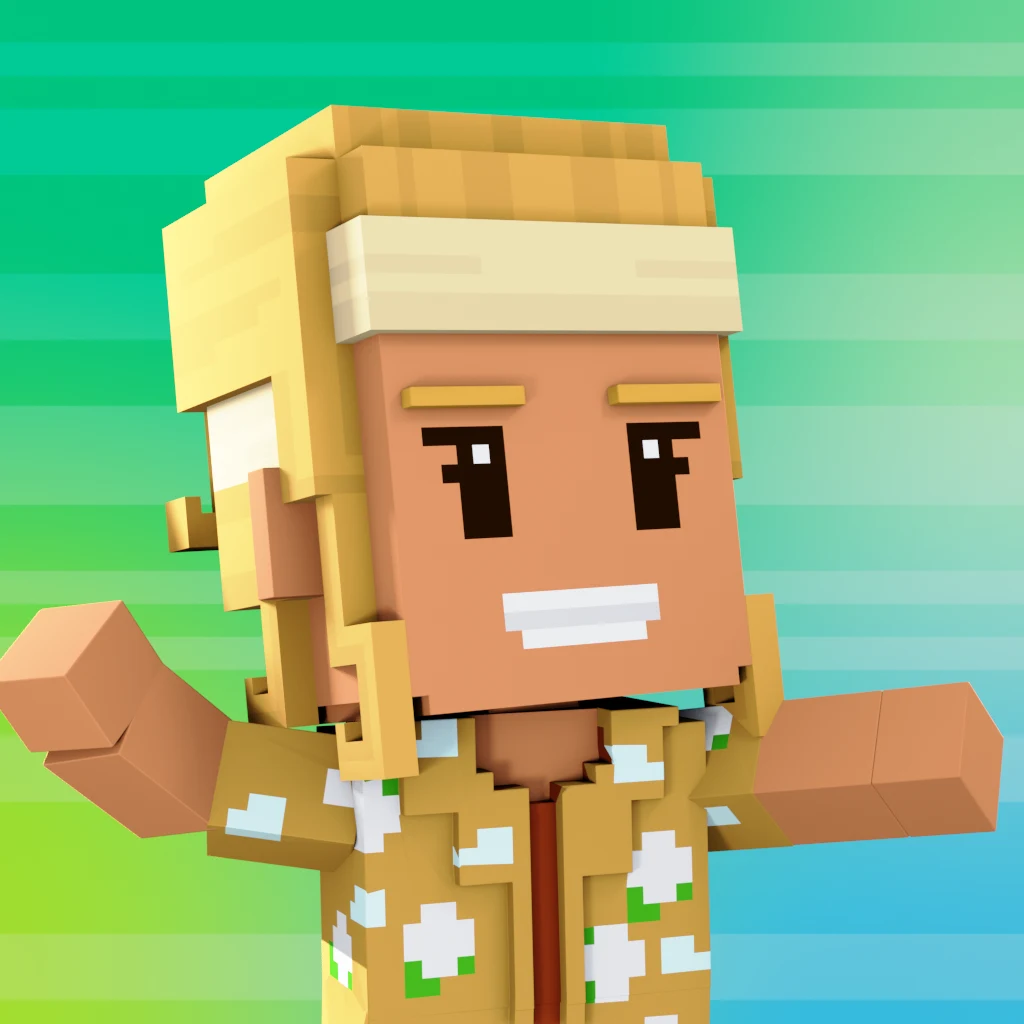 Pirate #5580 voxel render