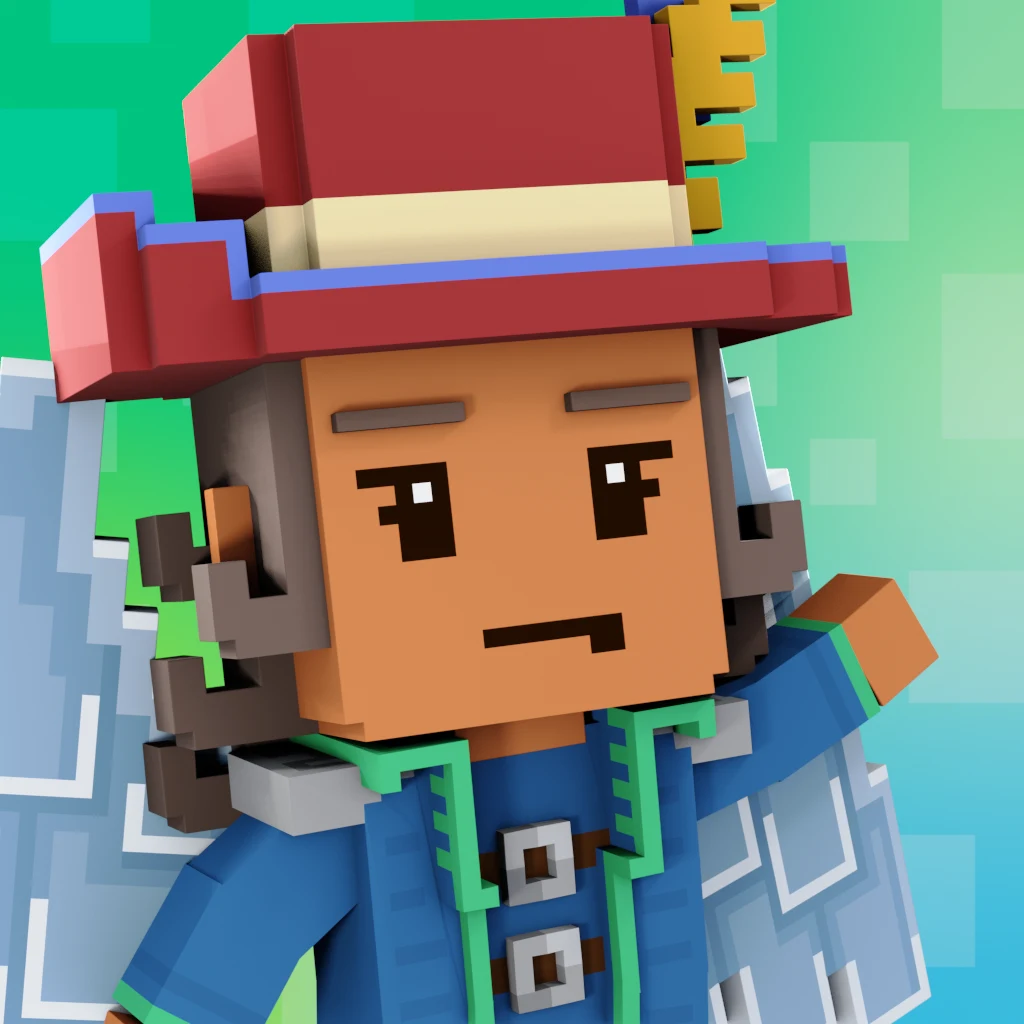 Pirate #5581 voxel render