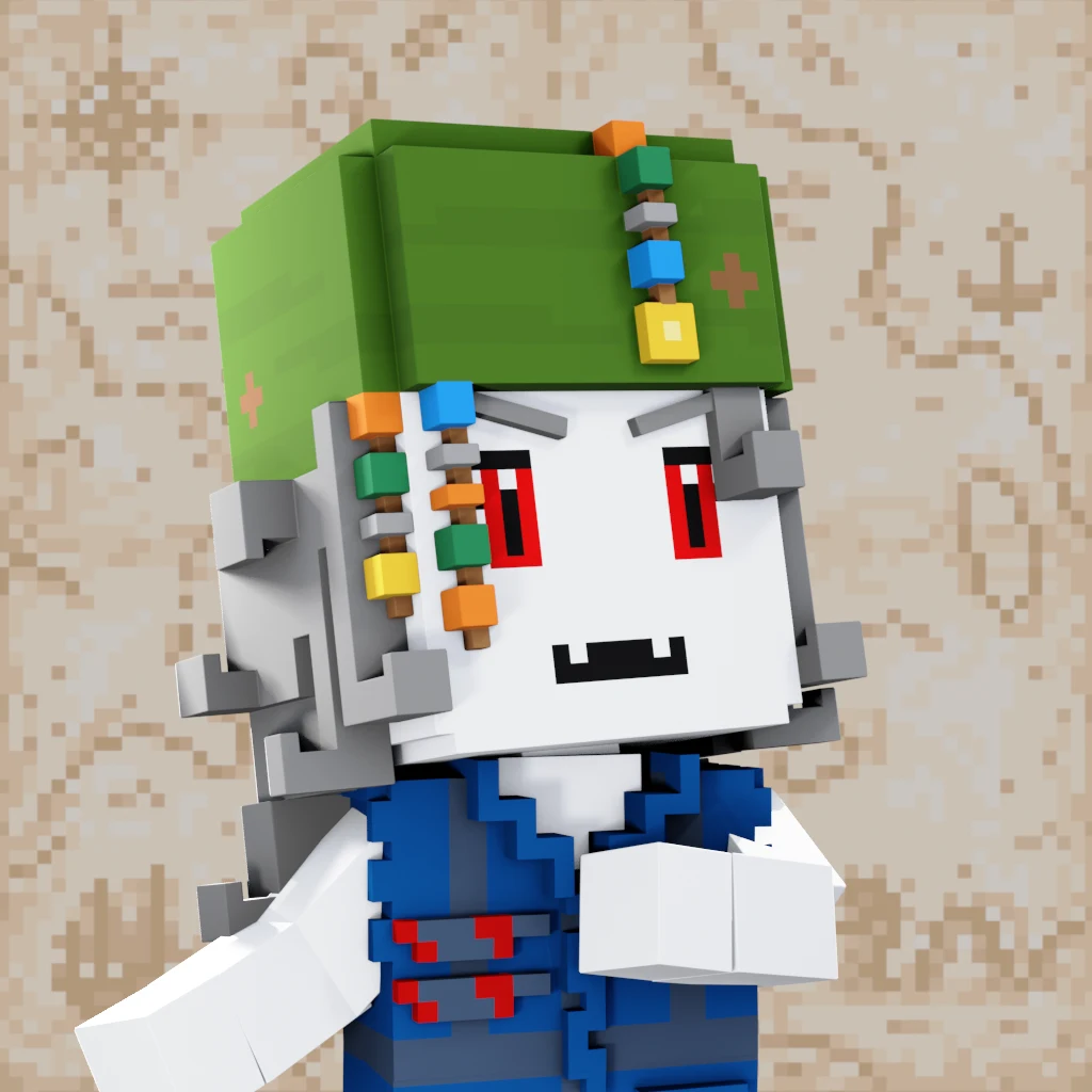 Pirate #5583 voxel render