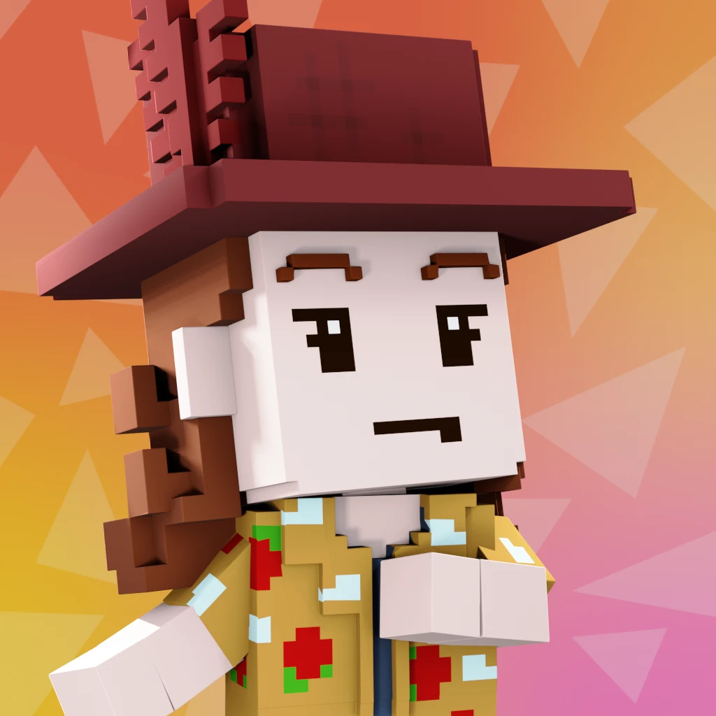 Pirate #5584 voxel render
