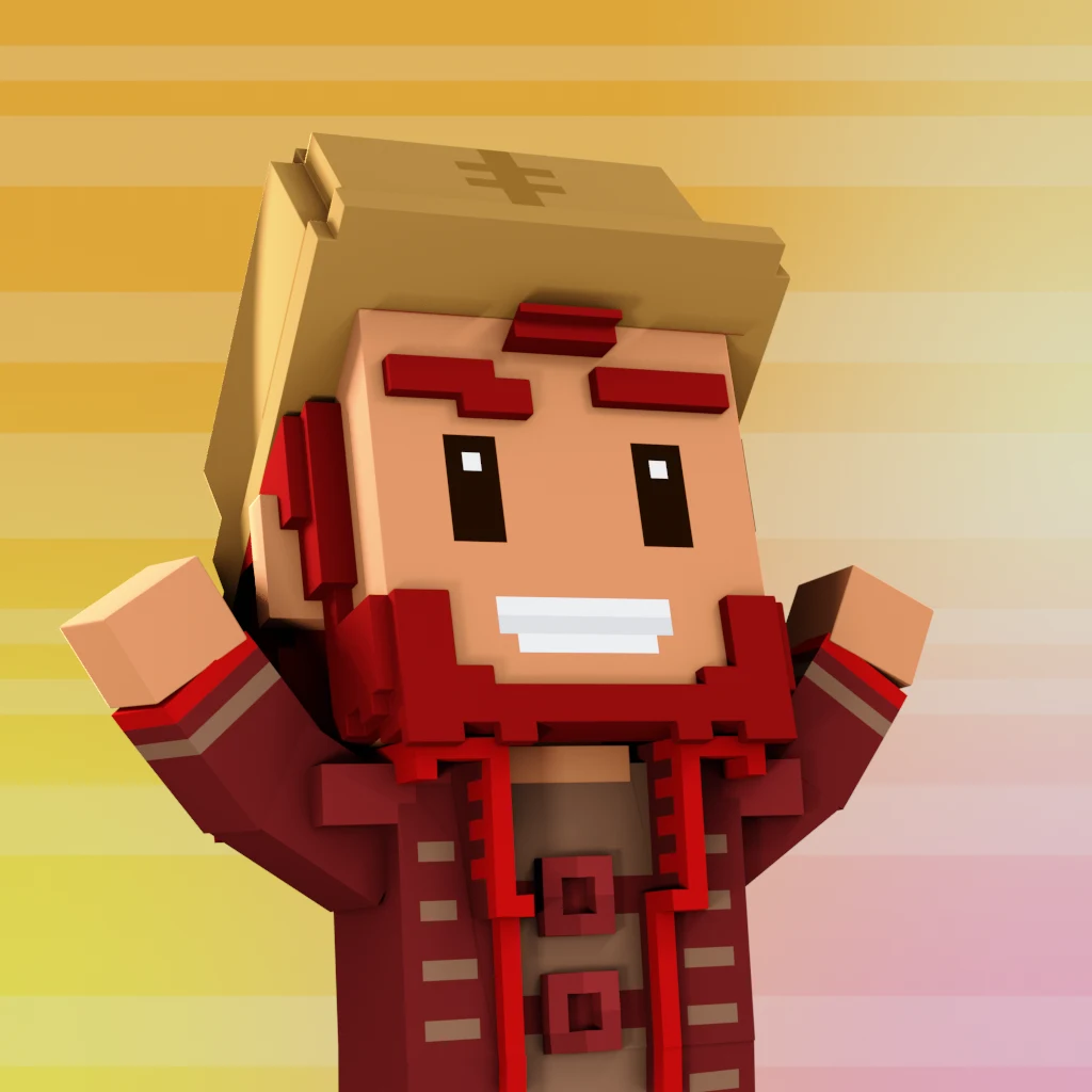 Pirate #5585 voxel render