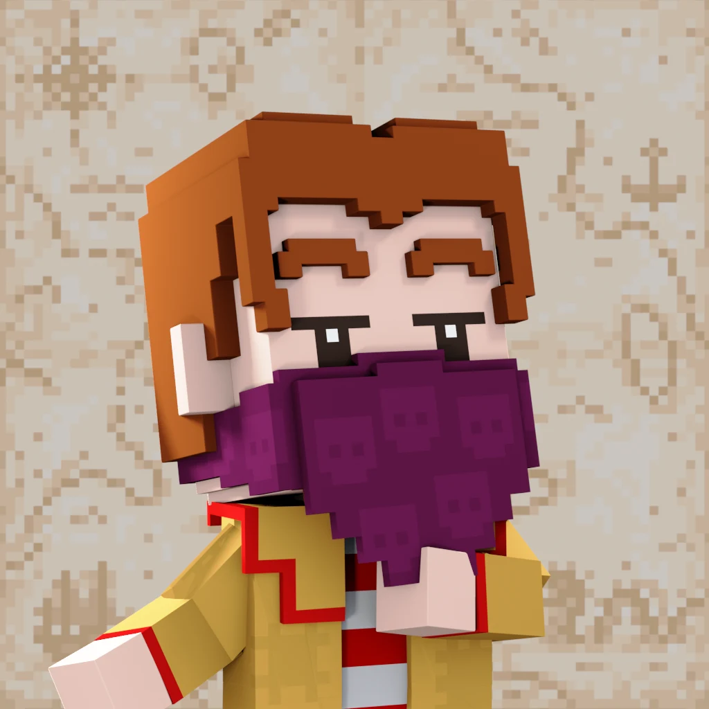 Pirate #5587 voxel render