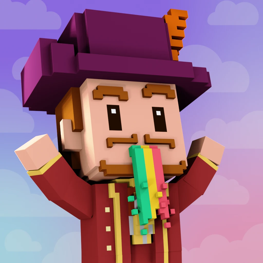 Pirate #5589 voxel render