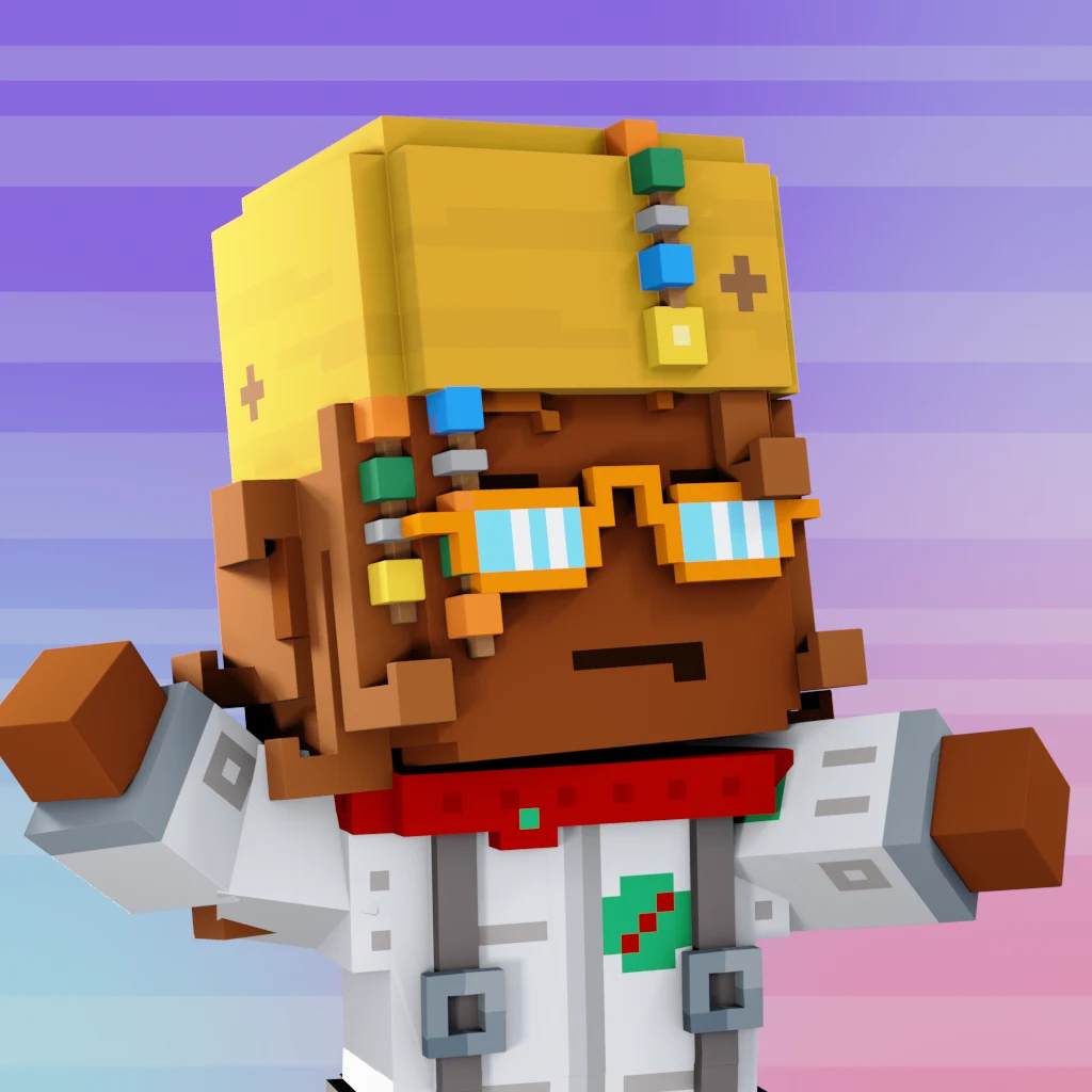 Pirate #559 voxel render