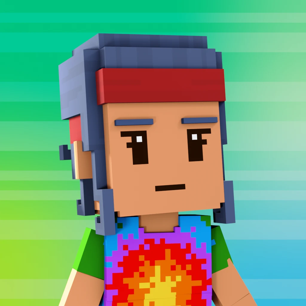 Pirate #5590 voxel render