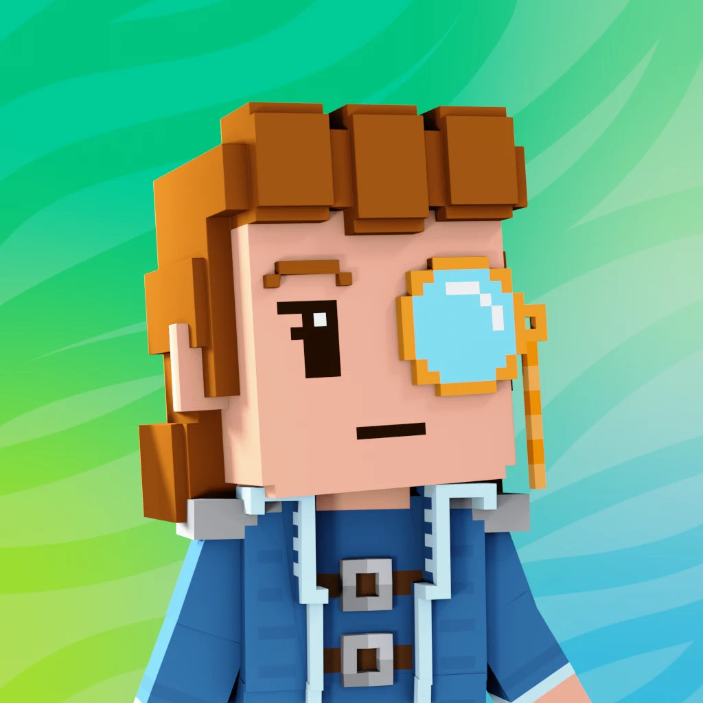 Pirate #5592 voxel render