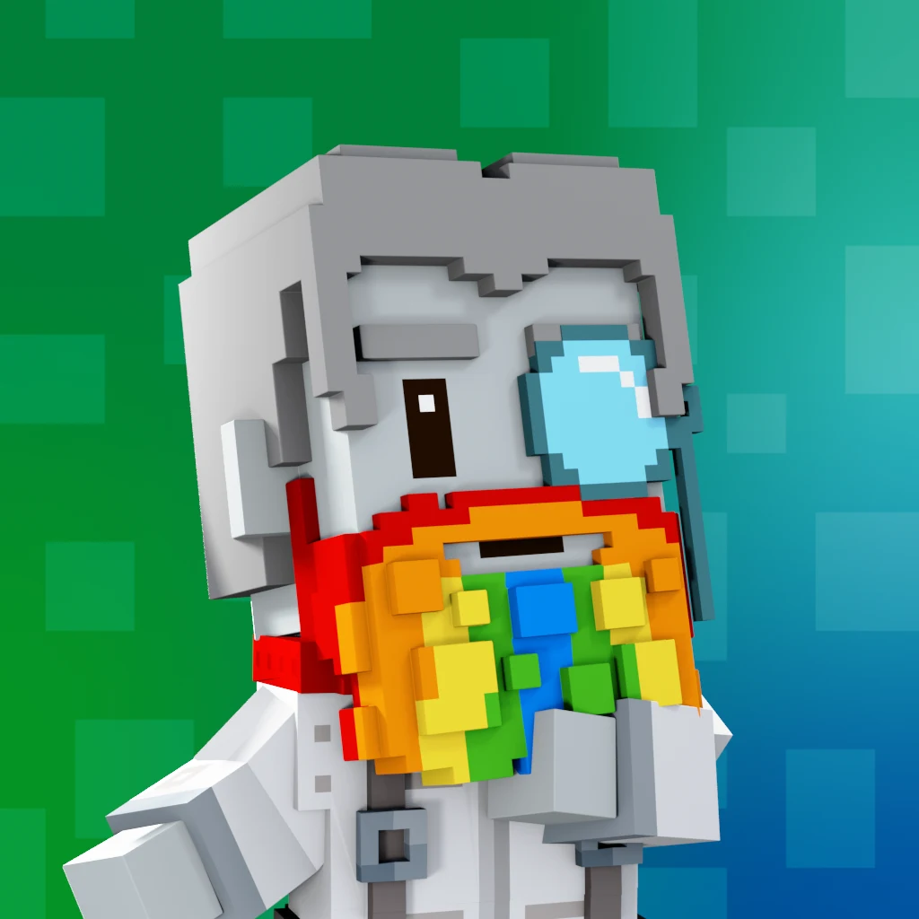 Pirate #5595 voxel render