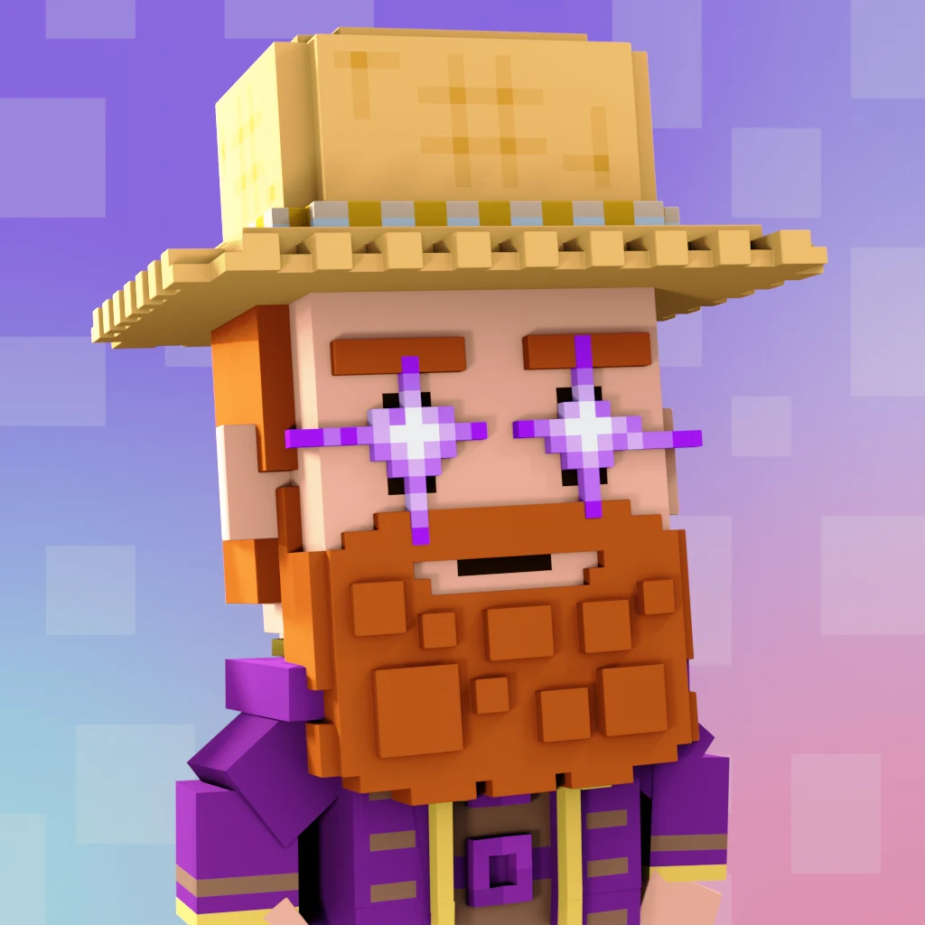 Pirate #5599 voxel render